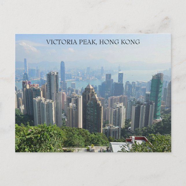 Victoria Peak Hong Kong vykort (Framsida)
