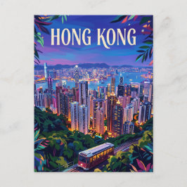 Victoria Peak Hong Kong Vykort