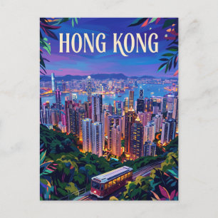Victoria Peak Hong Kong Vykort