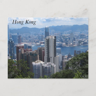 Victoria Peak i Hong Kong vykort