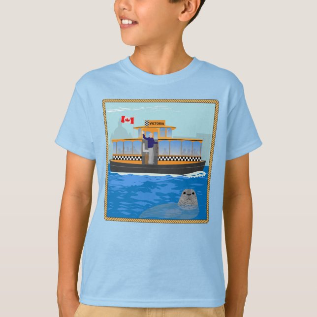 Victoria Pickle Boat ride T-Shirt (Framsida)