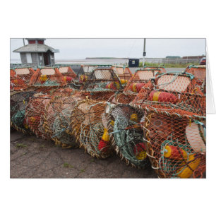 Victoria, Prince Edward Island. Krabbfällor Hälsningskort