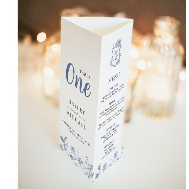 VICTORIA ReEmergency Blue Fransk Garden Tri Fold M Poster (Skapare uppladdad)