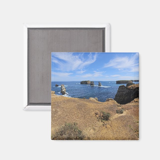 Victoria’s Bay of Islands Coastal Panorama Magnet (Front/Back)