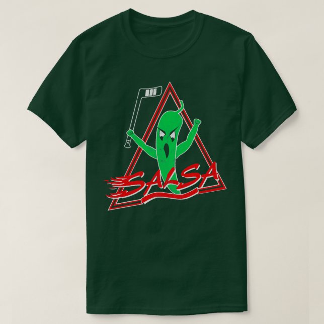 Victoria Salsa Hockey Team FadedDistress Stil T Shirt (Design framsida)