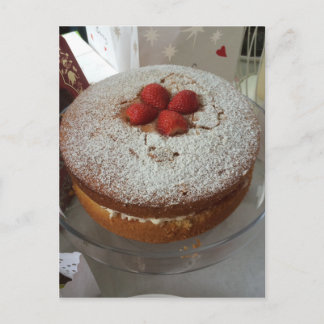 Victoria Sponge Cake Vykort