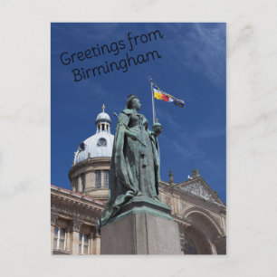 Victoria Square Birmingham Postcard Vykort
