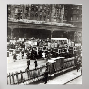 Victoria Station, 1920-talet Poster