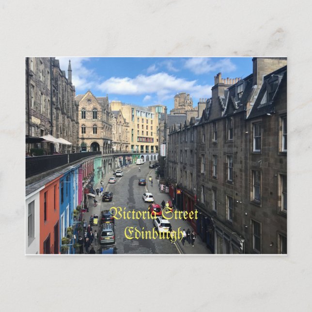 Victoria Street, Edinburgh Vykort (Framsida)