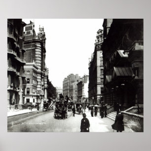 Victoria Street, London, 1890 Poster