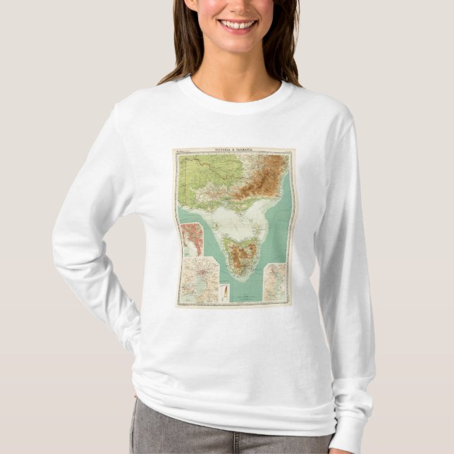 Victoria & Tasmania T-shirt (Framsida)