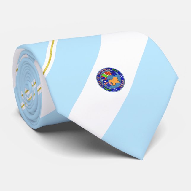 Victoria (Texas) City flagga Neck Tie Slips (Rullad)