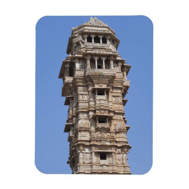 Victoria Tower i Chittorgarh Fort, Indien Magnet (Vertikal)