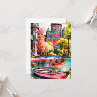 Victoria Travel Art Postcard, Travel Art Postcard, Kort