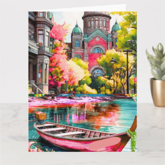 Victoria Travel Art Postcard, Travel Art Postcard, Kort