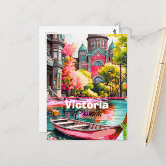 Victoria Travel Art Postcard, Travel Art Postcard, Vykort