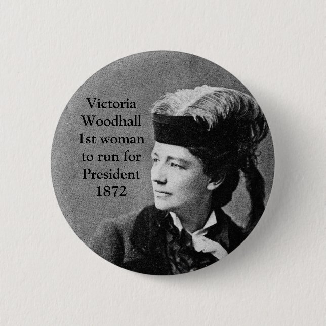 Victoria Woodhull 1:a Woman USA:s president Knapp (Framsida)