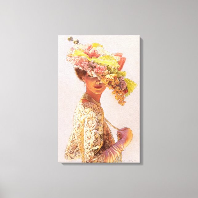 "Victoria" Wrapped Canvas Skriv ut (Framsida)