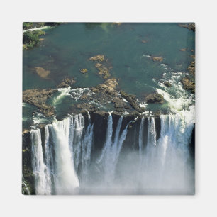 Victoriafallen, gränsen mellan Zambia och Zimbabwe Magnet