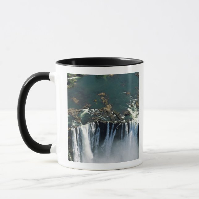 Victoriafallen, gränsen mellan Zambia och Zimbabwe Mugg (Vänster)
