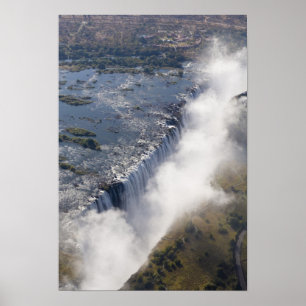 Victoriafallen, Zambesifloden, Zambia - Poster