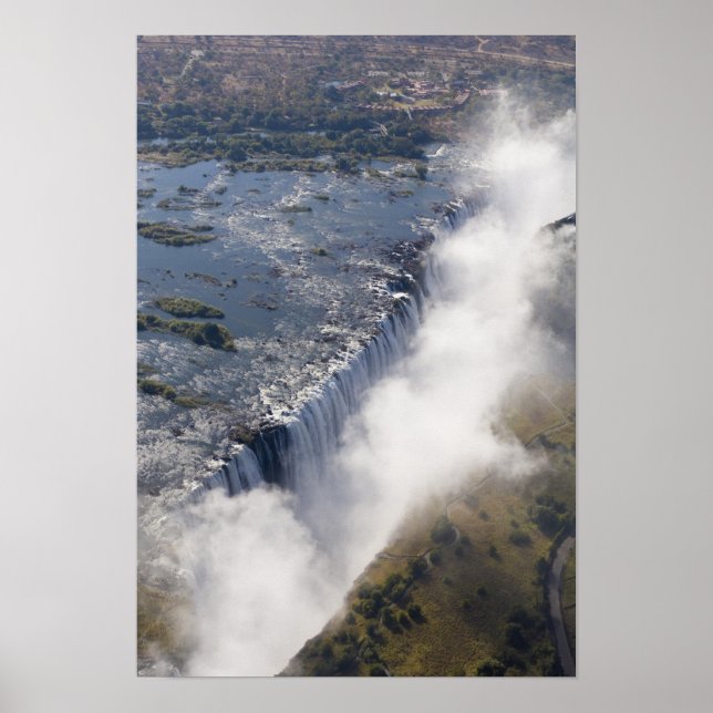 Victoriafallen, Zambesifloden, Zambia - Poster (Framsidan)
