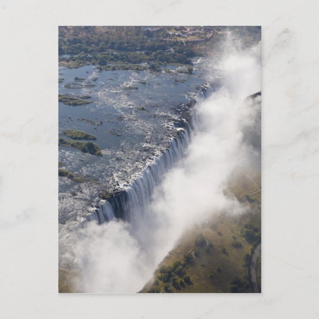Victoriafallen, Zambesifloden, Zambia - Vykort (Framsida)