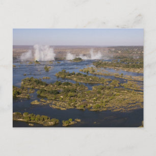 Victoriafallen, Zambesifloden, Zambia - Zimbabwe 2 Vykort