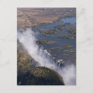 Victoriafallen, Zambesifloden, Zambia - Zimbabwe Vykort