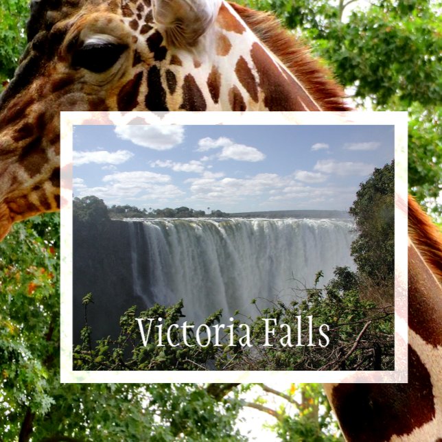 Victoriafallen, Zambia, Zimbabwe Vykort (Skapare uppladdad)