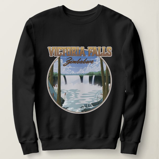Victoriafallen Zimbabwe T Shirt (Design framsida)