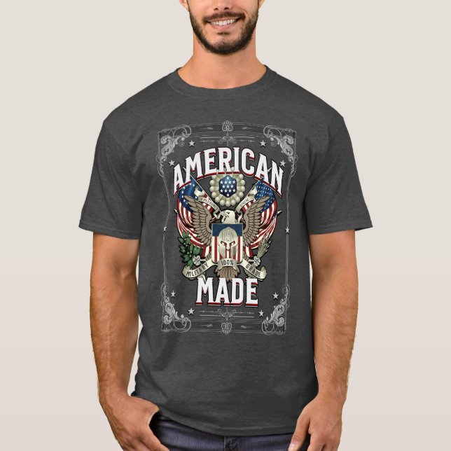 Victorian American Made Military Klass T-Shirt (Framsida)