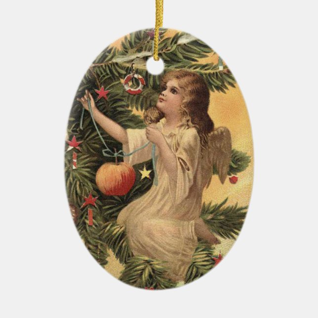 Victorian Angel jul Ornament (Framsidan)