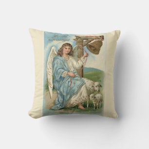 Victorian Angel och Lambs Påsk Reversible Kudde