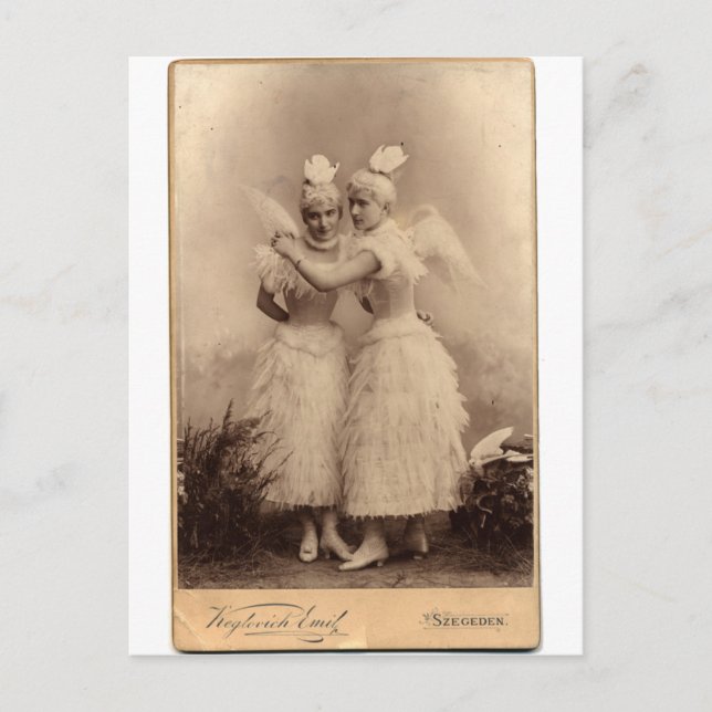 Victorian Änglar Vykort (Framsida)