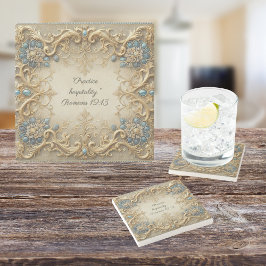 Victorian Anpassade Bible Verse Stenunderlägg