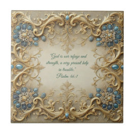 Victorian Anpassade Bible Verses Kakelplatta