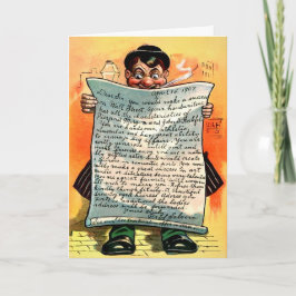 Victorian April Fools Day Card Helgkort