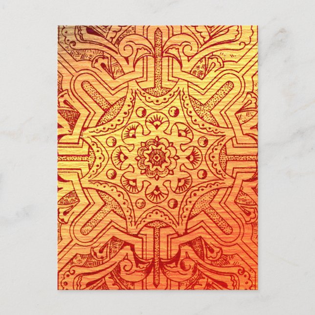 Victorian Arabesque, IDALIS - Sunset Vykort (Framsida)