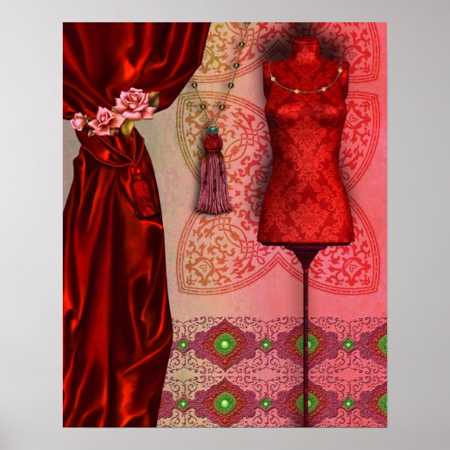 Victorian Arabesque, OPHELIA - Gothique Poster (Framsidan)