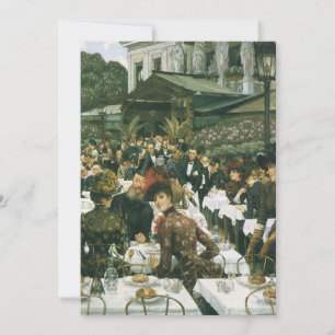 Victorian Art av Tissot, Luncheon Möhippa Inbjudningar