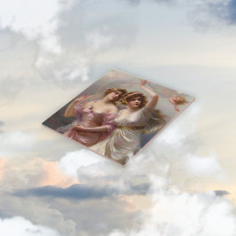 Victorian Art Ceramic Tile Kakelplatta