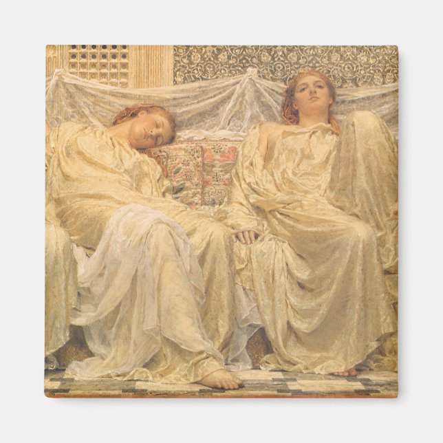 Victorian Art, Dreamers av Albert Joseph Moore Magnet (Framsidan)