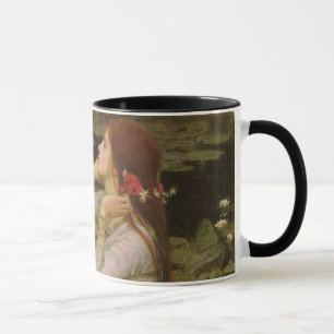 Victorian Art, Ophelia av dammen av Waterhouse Mugg