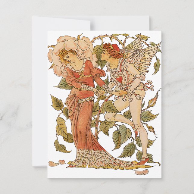 Victorian Art, Ro efter Walter Crane-inbjudan Inbjudningar (Framsida)