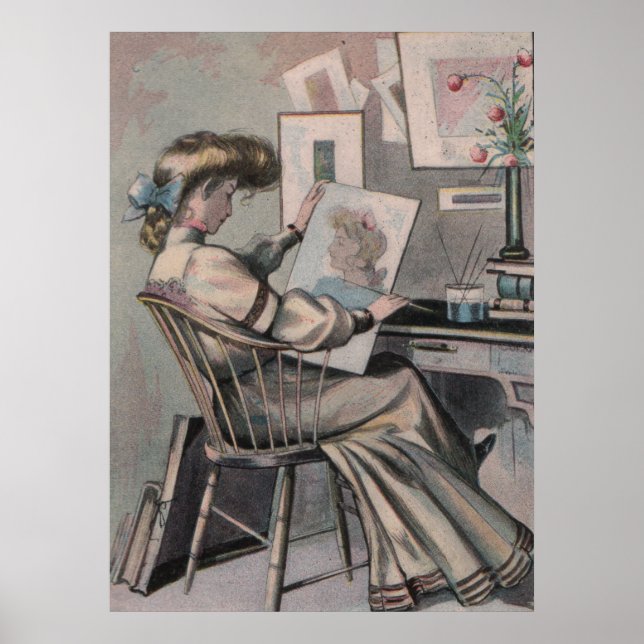 Victorian Artist Poster (Framsidan)