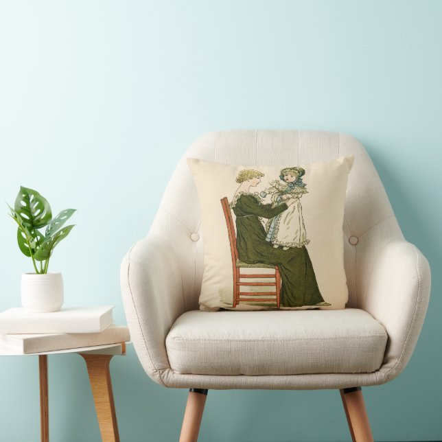 Victorian Baby Greenaway Mor Kudde (Stol)