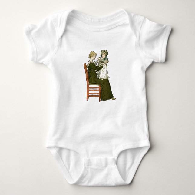 Victorian Baby Greenaway Mor Tee Shirt (Framsida)