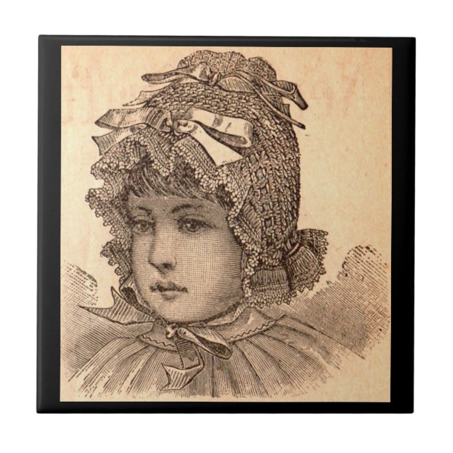 Victorian baby kakelplatta (Framsidan)