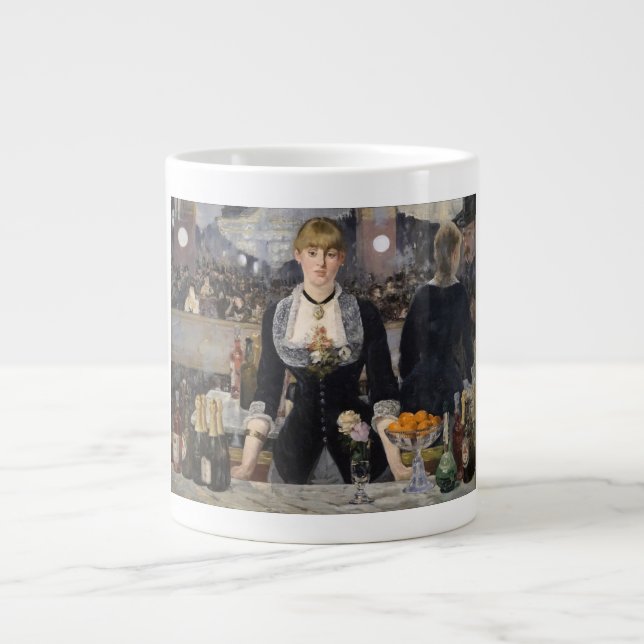 Victorian Bar Girl at Folies Bergere in France Jumbo Mugg (Framsidan)